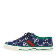 Gucci Vintage Pre-owned Canvas sneakers Blue, Herr