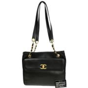 Chanel Vintage Pre-owned Laeder chanel-vskor Black, Dam