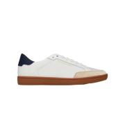 Saint Laurent Court Clic Lädersneakers White, Herr