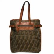 Fendi Vintage Pre-owned Canvas fendi-vskor Brown, Dam