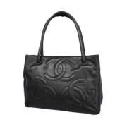 Chanel Vintage Pre-owned Laeder chanel-vskor Black, Dam