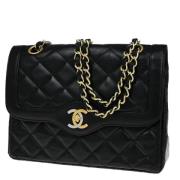 Chanel Vintage Pre-owned Laeder chanel-vskor Black, Dam