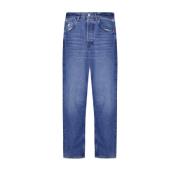 Amish Denim Jeans för Män och Kvinnor Blue, Herr