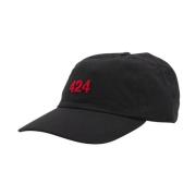 424 424 Hats Black Black, Herr