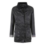 Barbour Svart Beadnell Kappa Black, Dam