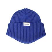 Emporio Armani Blå Beanie Hat Blue, Herr