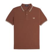 Fred Perry Twin Tipped Polo Whisky Brown Brown, Herr