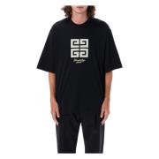 Givenchy Svart Studio Fit T-shirt Black, Herr