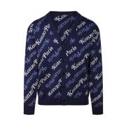 Kenzo Verdy Cardigan Midnight Blue Stilren Blue, Herr