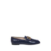 Tod's Blå Loafer med Kedja Blue, Dam