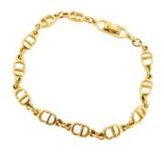 Dior Vintage Pre-owned Metall dior-smycken Yellow, Dam