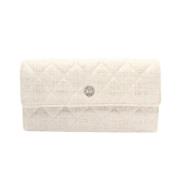 Chanel Vintage Pre-owned Canvas plnbcker White, Dam