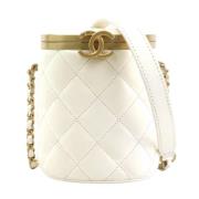 Chanel Vintage Pre-owned Laeder chanel-vskor White, Dam