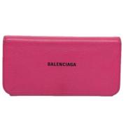 Balenciaga Vintage Pre-owned Laeder plnbcker Pink, Dam