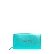 Balenciaga Vintage Pre-owned Laeder plnbcker Blue, Dam