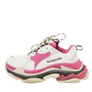 Balenciaga Vintage Pre-owned Laeder sneakers Multicolor, Dam