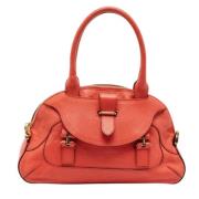 Chloé Pre-owned Pre-owned Laeder handvskor Red, Dam