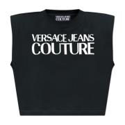 Versace Jeans Couture Ärmlös Topp Black, Dam