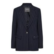 MOS Mosh Pinstripe Blazer Salute Navy Blue, Dam