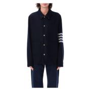 Thom Browne Marine Utility Patch Pocket Jacket Blue, Herr