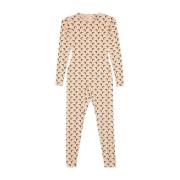 Marine Serre Beige Overall Klänning Elegant Mode Beige, Dam