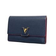 Louis Vuitton Vintage Pre-owned Laeder plnbcker Blue, Dam