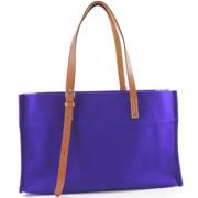 Hermès Vintage Pre-owned Canvas handvskor Purple, Dam