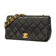 Chanel Vintage Pre-owned Laeder plnbcker Black, Dam