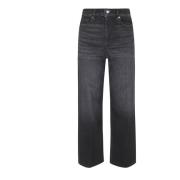 Frame High-Rise Jeans Claudius Gray, Dam