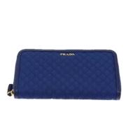 Prada Vintage Pre-owned Tyg plnbcker Blue, Dam