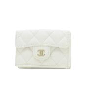 Chanel Vintage Pre-owned Laeder plnbcker White, Dam