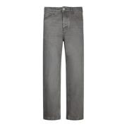 Ami Paris Svarta Jeans för Modern Man Gray, Herr