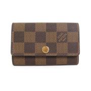 Louis Vuitton Vintage Pre-owned Canvas nyckelhllare Brown, Dam