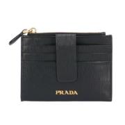 Prada Vintage Pre-owned Laeder plnbcker Black, Dam