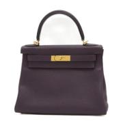 Hermès Vintage Pre-owned Laeder handvskor Purple, Dam