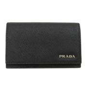 Prada Vintage Pre-owned Laeder plnbcker Black, Dam