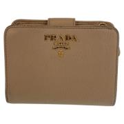 Prada Vintage Pre-owned Laeder plnbcker Beige, Dam