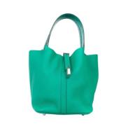 Hermès Vintage Pre-owned Tyg handvskor Green, Dam