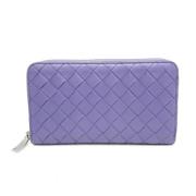 Bottega Veneta Vintage Pre-owned Laeder plnbcker Purple, Dam