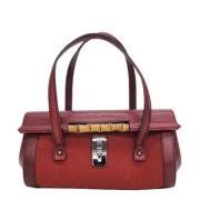 Gucci Vintage Pre-owned Canvas gucci-vskor Red, Dam