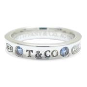 Tiffany & Co. Pre-owned Pre-owned Silver ringar Gray, Dam