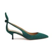 Aquazzura Gröna Pumps för Kvinnor Elegant Stil Green, Dam