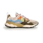 Flower Mountain Beige Sneakers Yamano 3 Multicolor, Dam