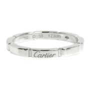 Cartier Vintage Pre-owned Vitt guld ringar Gray, Dam