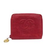 Chanel Vintage Pre-owned Laeder plnbcker Red, Dam