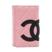 Chanel Vintage Pre-owned Laeder nyckelhllare Pink, Dam