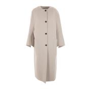 Max Mara Beige Oversize Cashmere Coat Beige, Dam