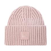 UGG Mössa med logopatch Pink, Dam