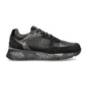 Premiata Svarta Mocka Sneakers Mase Black, Herr