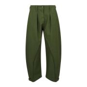 JW Anderson Stiliga Twisted Seam Byxor Green, Herr